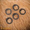 Blackened Loose Chainmail Rings 9 mm 18 Gauge Flat Dome Riveted-848BK 4 loose chainmail rings