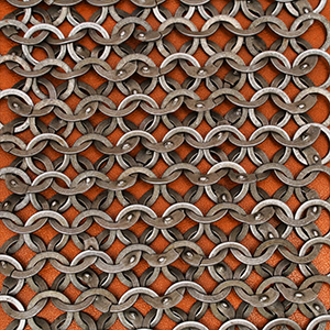 Flat Ring Wedge Riveted Chainmail