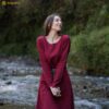 Helga Viking Dress Linen Medieval Women Long Dress- 301078WR 5 Helga Viking Dress
