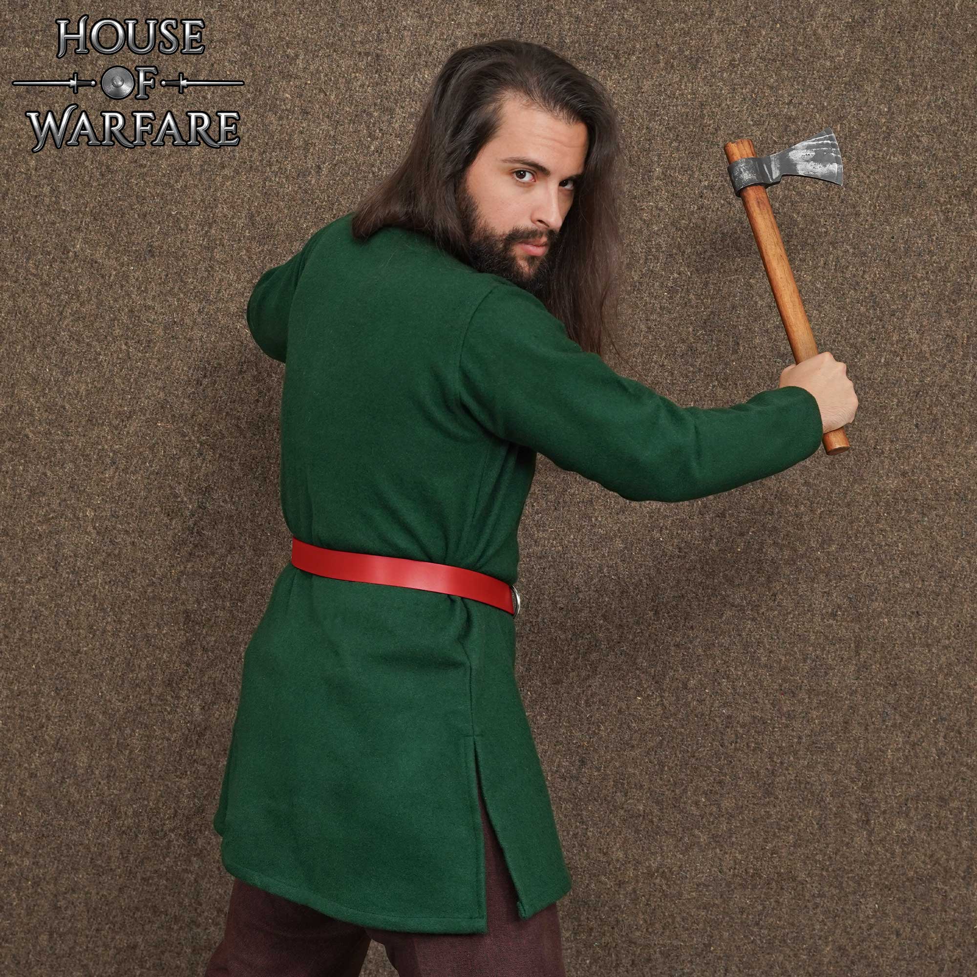 Medieval Leather O-Ring Belt-700453RD 6 Medieval Leather O-Ring Belt