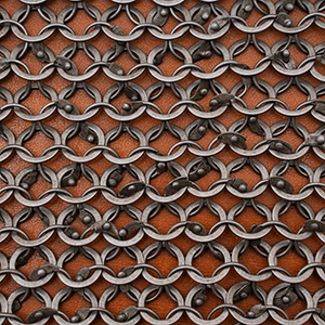 Round Ring Dome Riveted-Chainmail