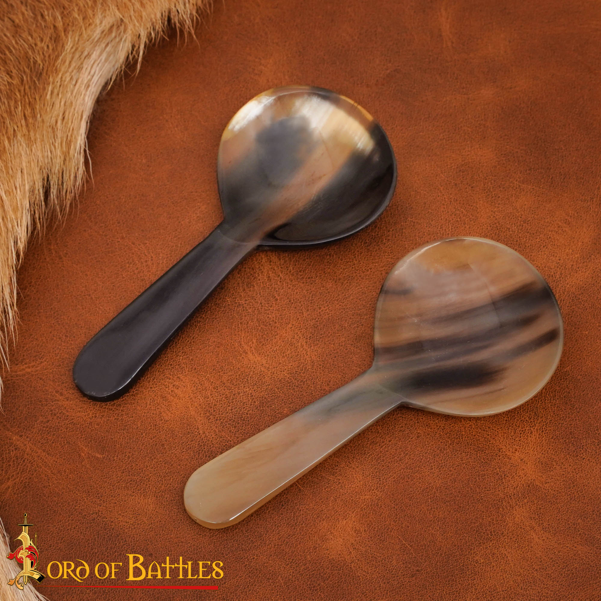 Medieval Ox Horn Spoon