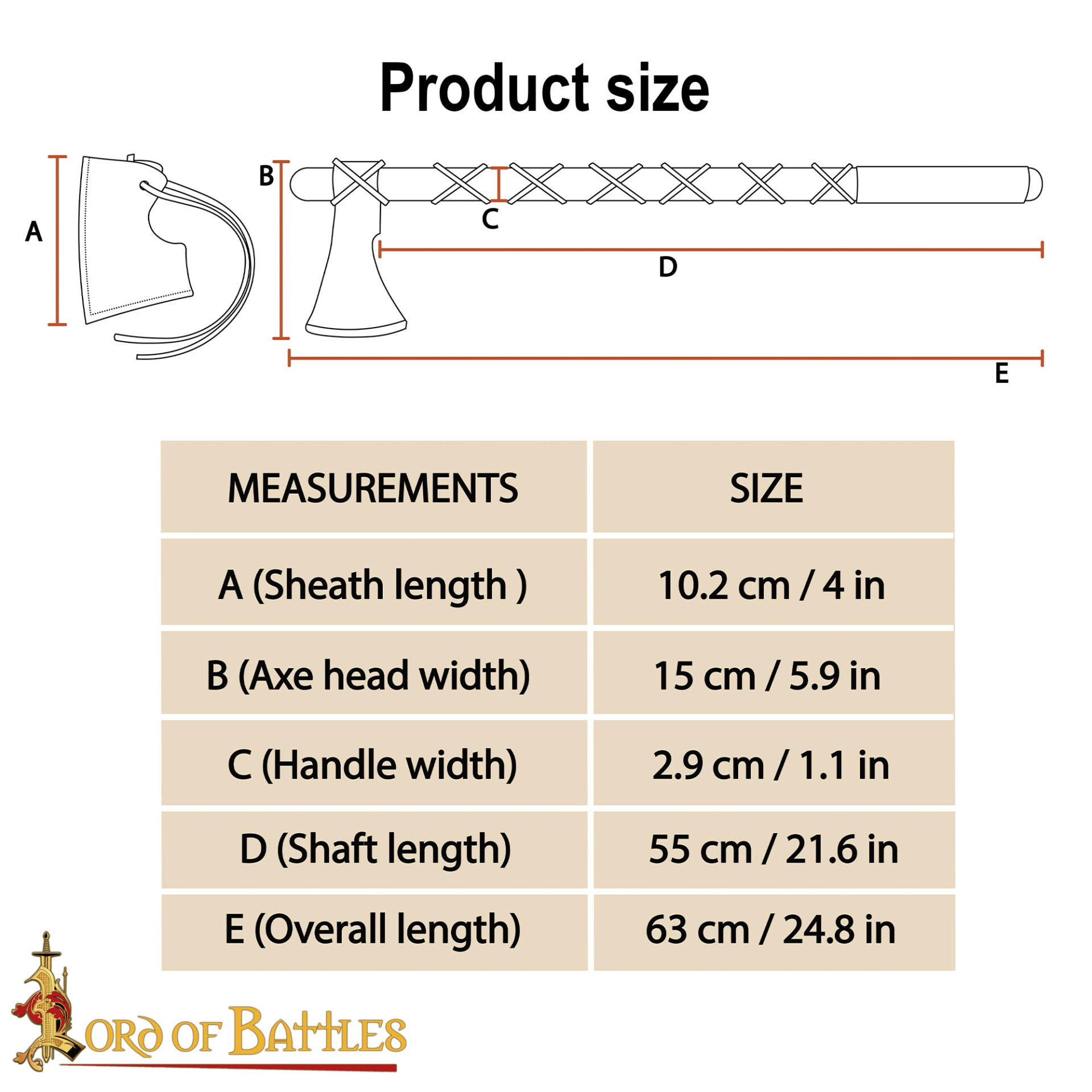 Viking Warrior Axe-1114-ASH 2 Viking Warrior Axe
