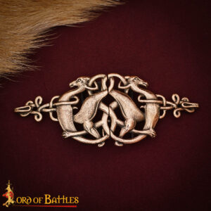 Celtic Deer Cloak Clasp