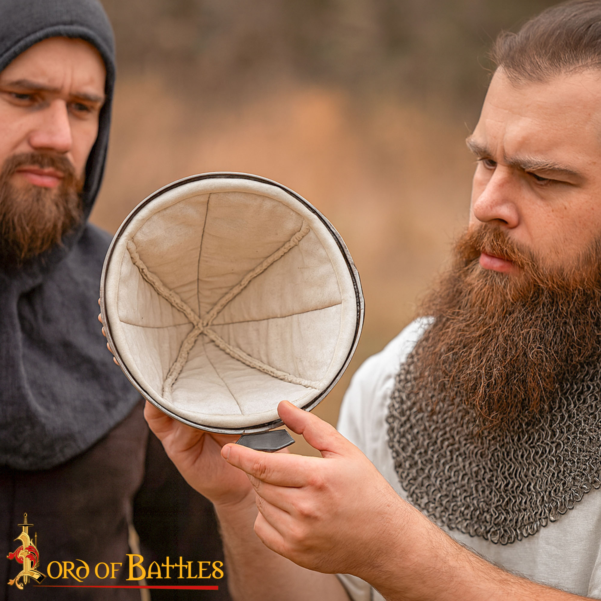 13th Century Medieval Padded Helmet Liner-25428E 4 Helmet Padded Lining Cap