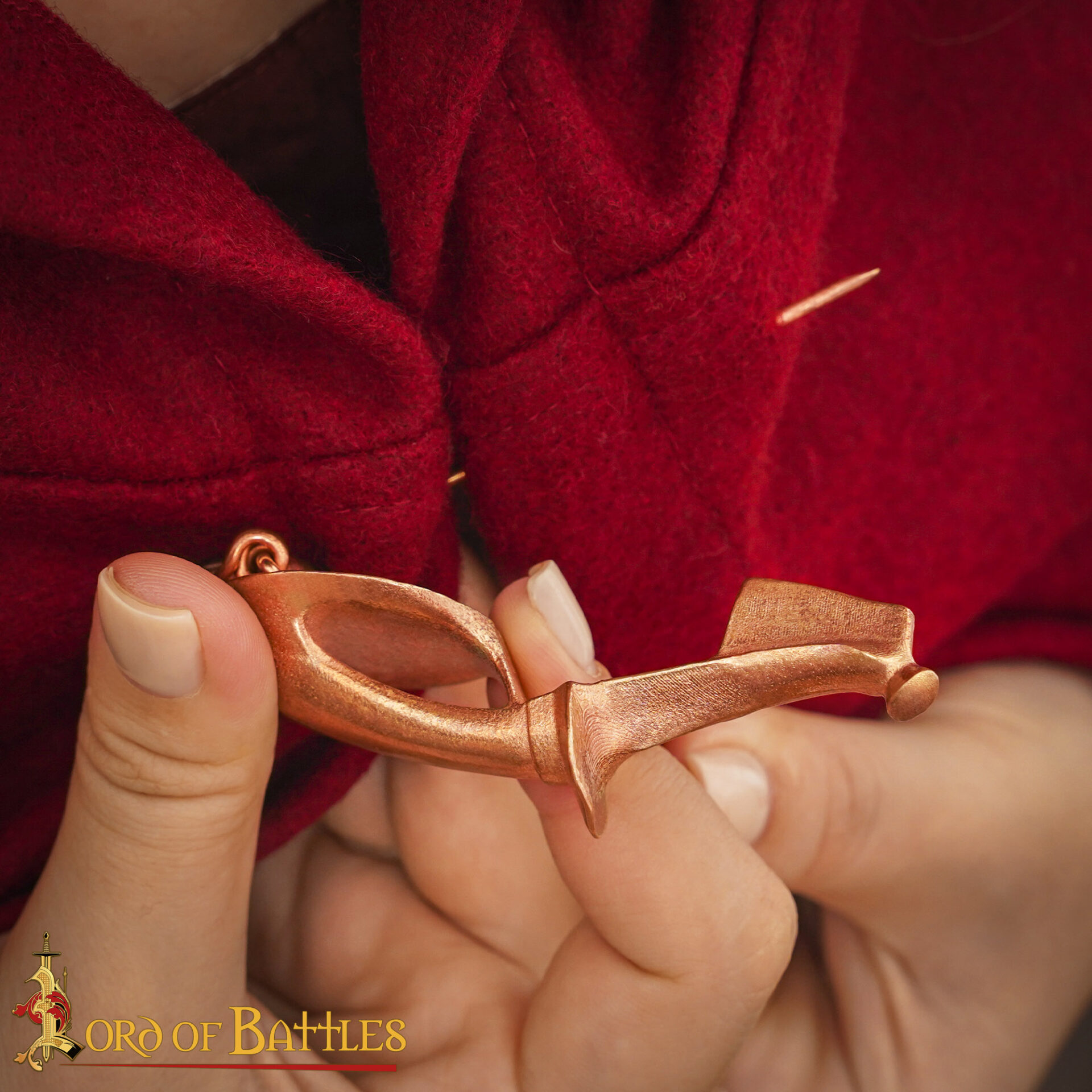 Lost-Wax Bronze Fibula