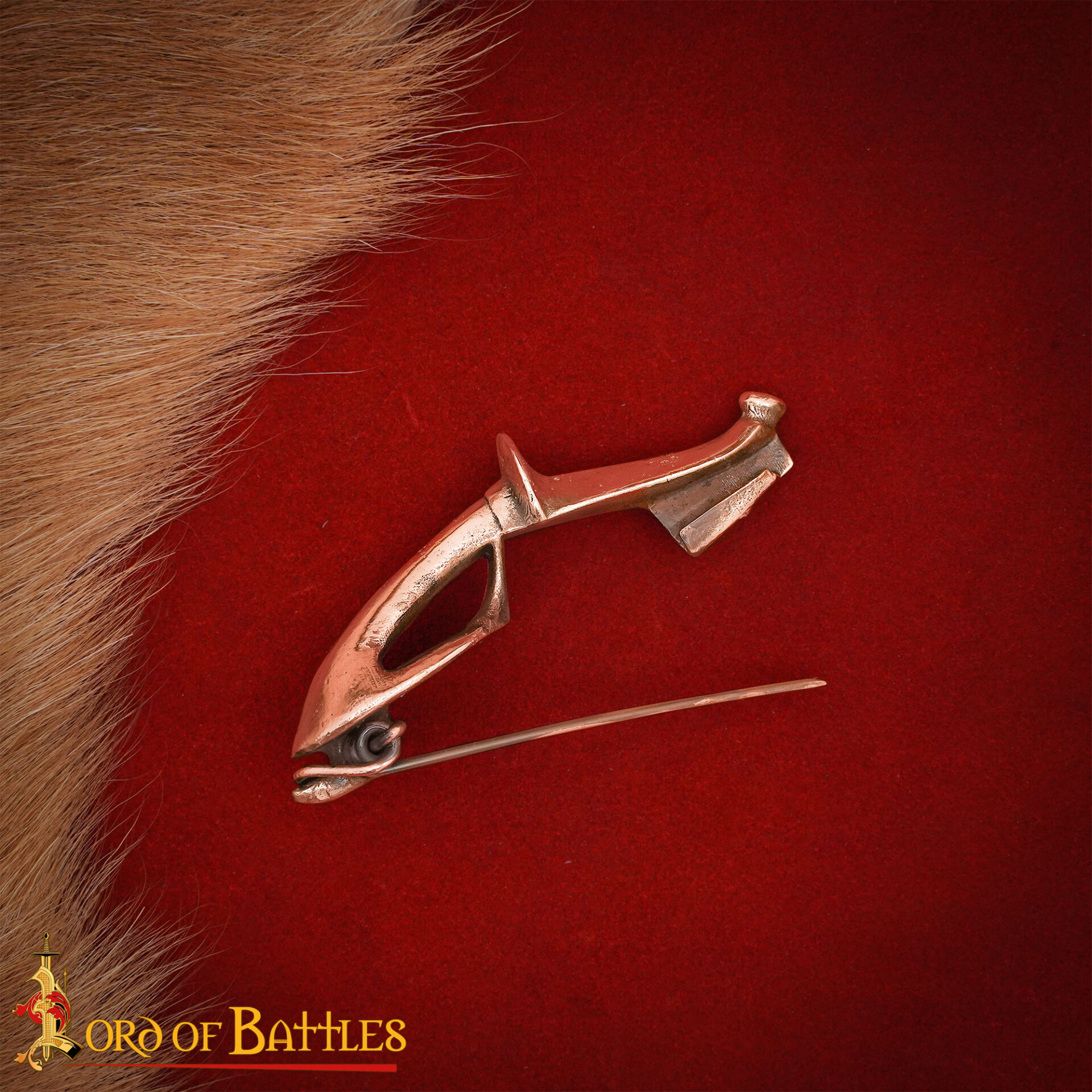 Lost-Wax Bronze Fibula