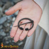 9th Century Viking Hand-Forged Wrought Iron Penannular Brooch-8811 4 Iron Penannular Brooch