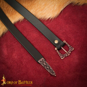 Solid Bronze Viking Belt End