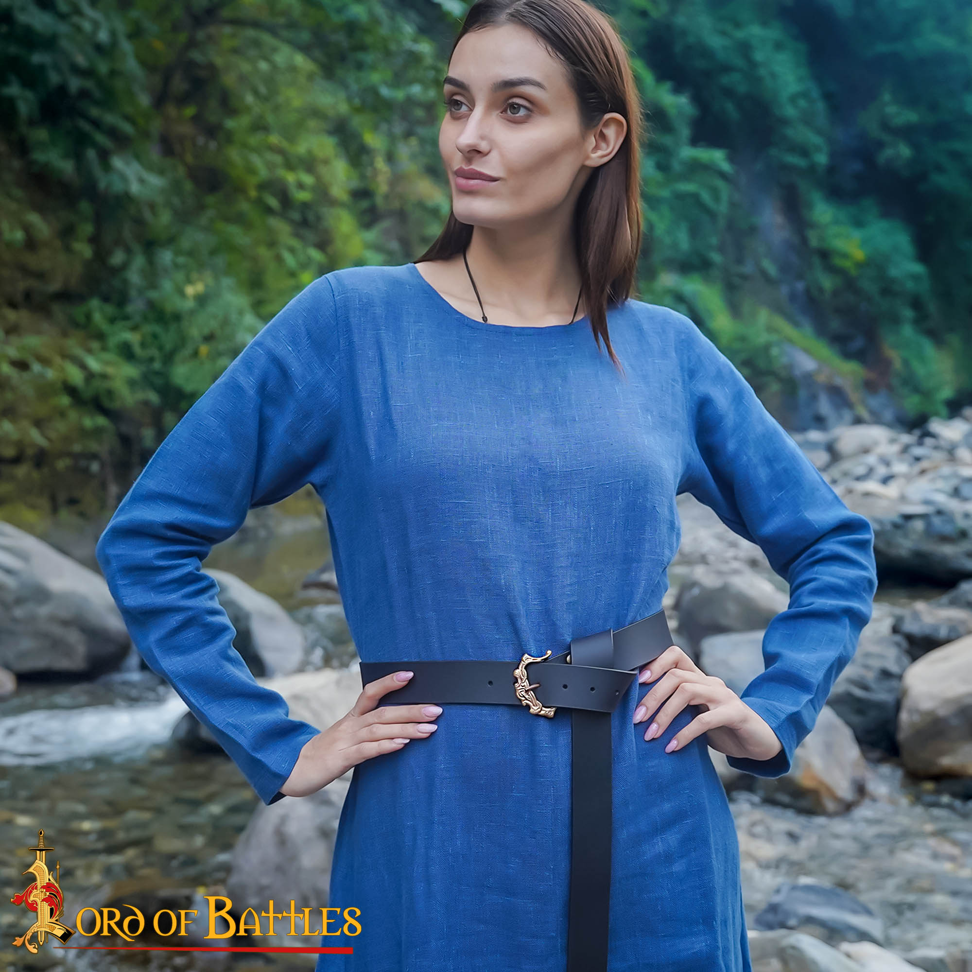 9th–10th Century Viking Bronze Belt Buckle – Norse Knotwork Design for Historical Reenactment and Costumes-26453BZ 1 Celtic Knot Motifs