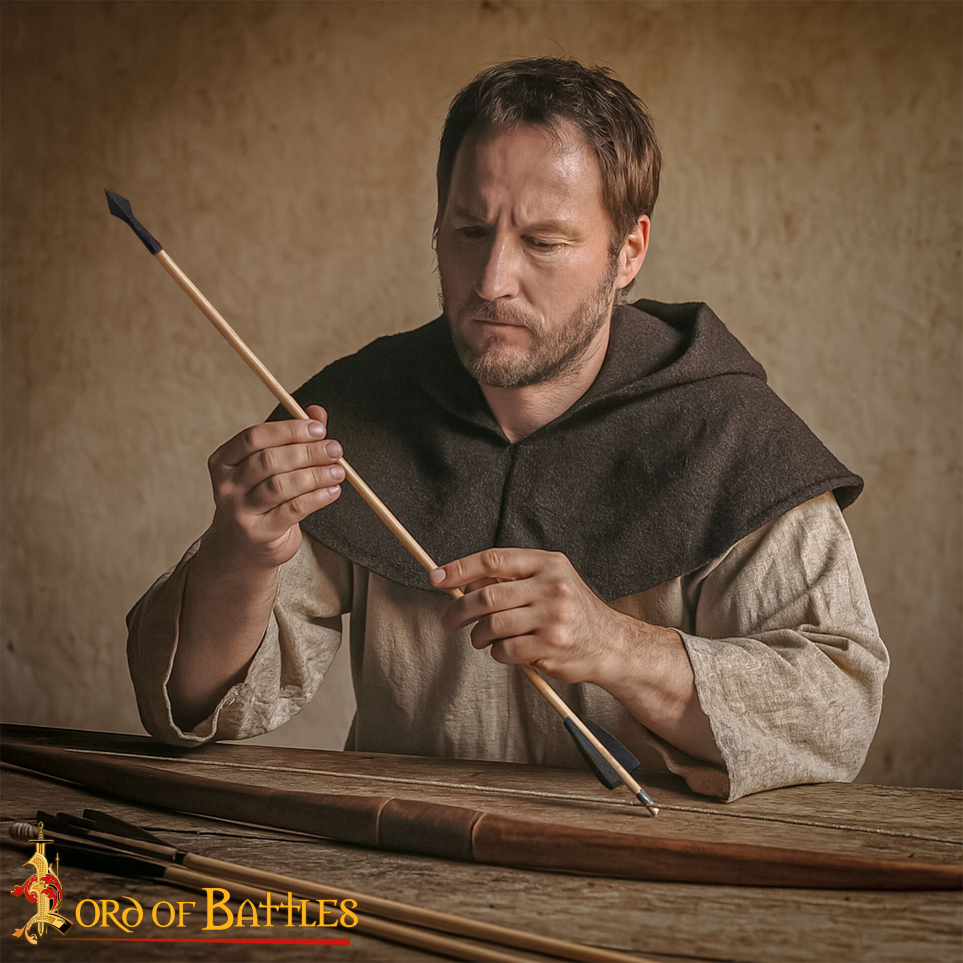 Medieval Forged Iron Arrowhead