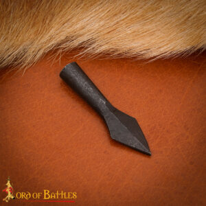 Medieval Forged Iron Arrowhead