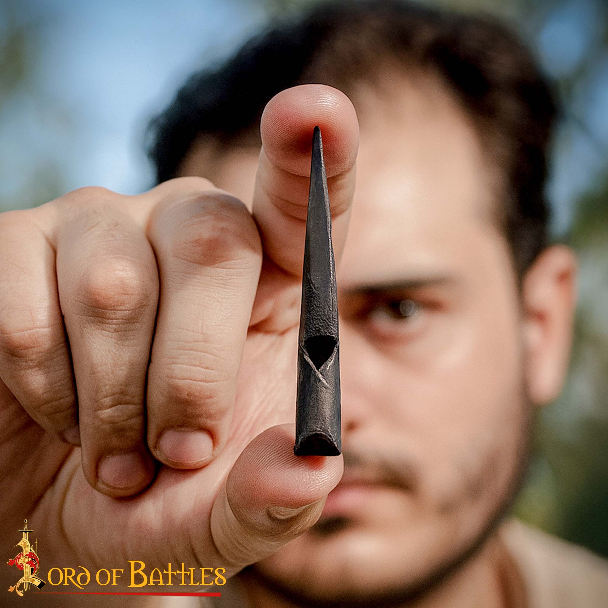 Medieval Bodkin Arrowhead Hand-Forged Iron Longbow Tip 14th Century War Arrow Replica - 1204-3PCS 1 Bodkin Arrowhead