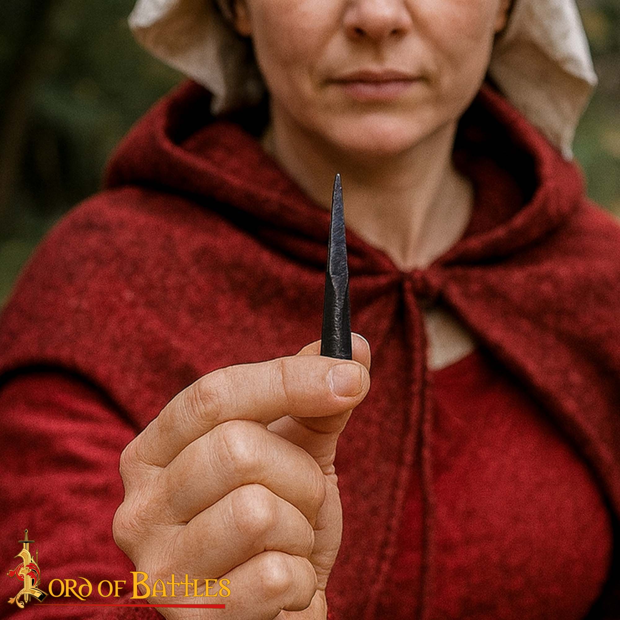 Medieval Bodkin Arrowhead Hand-Forged Iron Longbow Tip 14th Century War Arrow Replica - 1204 4 Bodkin Arrowhead