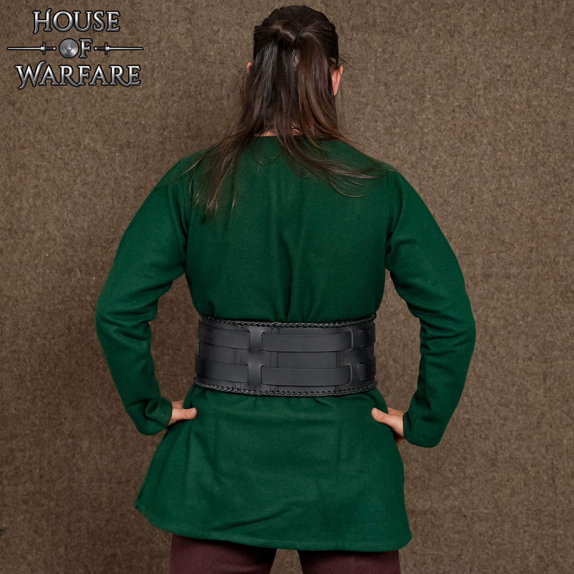 Medieval Leather Warrior’s Wide Laced Belt-701371 5 Wide Laced Belt