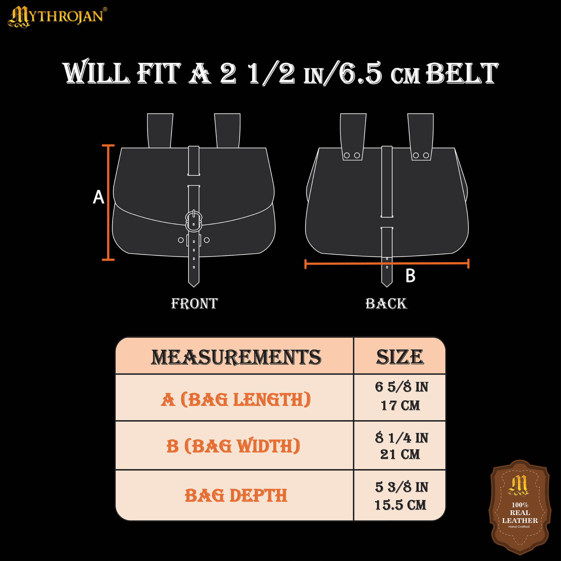 Mythrojan Medieval Leather Belt Pouch Handmade Genuine Leather Waist Bag-300592 2 medieval leather bag