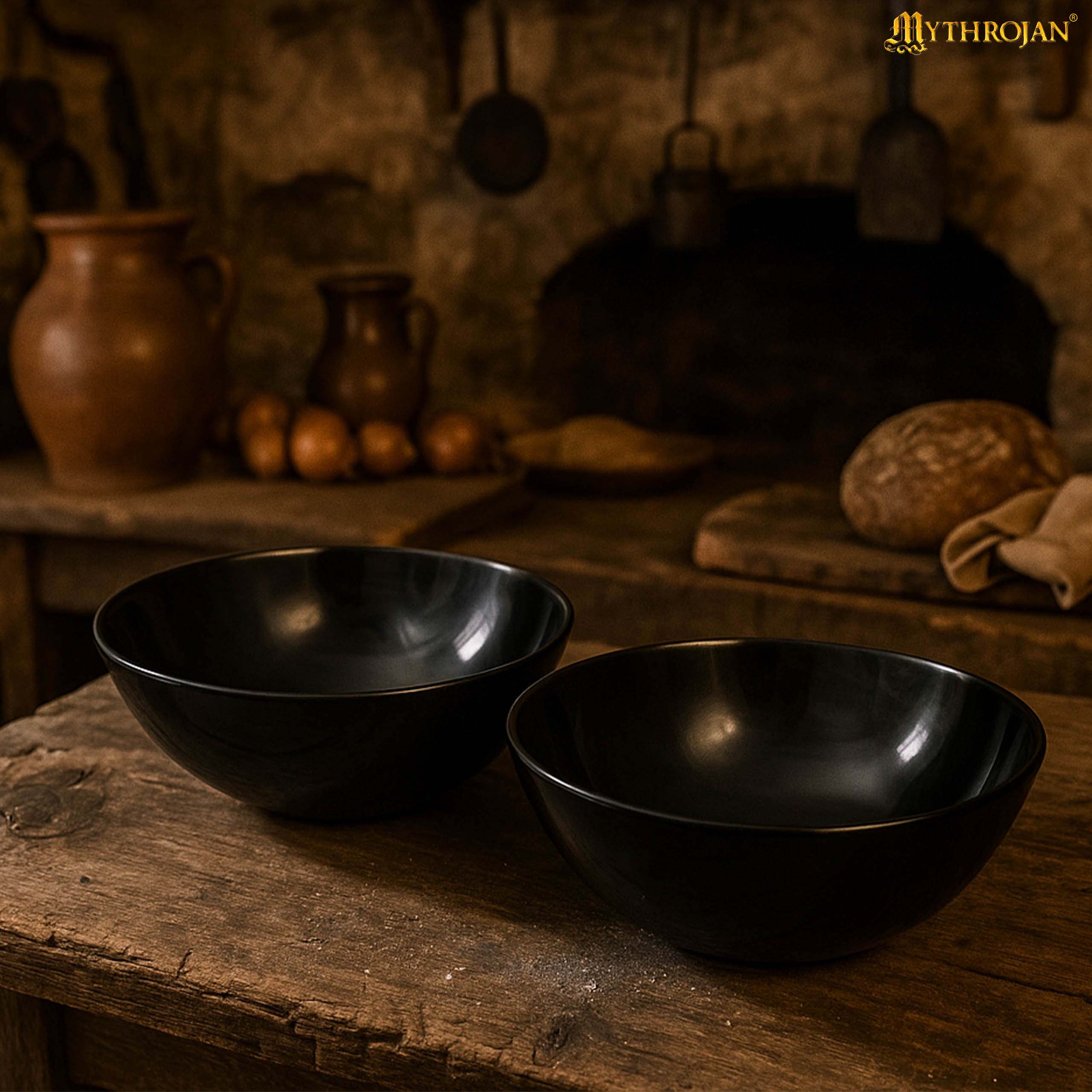 Viking Horn Bowl-300201-2SET 4 Horn Bowl