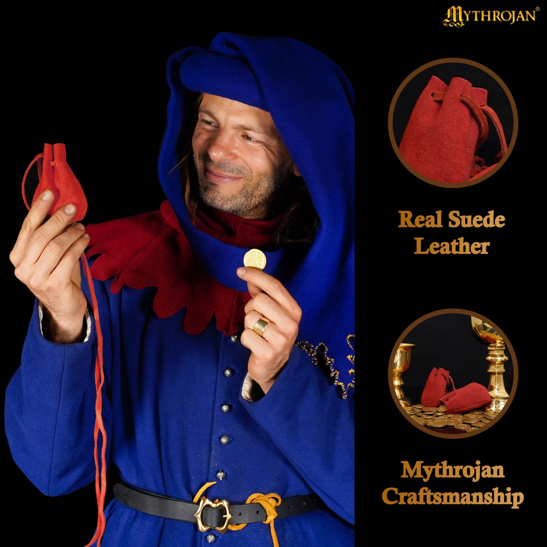 Medieval Drawstring Pouches