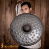 Handforged Hammered Shield Umbo-25175 1 Fantasy Barbarian Shield