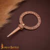 Medieval Bronze Ring Brooch Lost-Wax Cast-26591BZ 4 Medieval Design Brooch