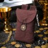 Medieval Canvas Belt Pouch Authentic Handcrafted Coin & Utility Purse-300780BR Pouch