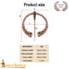 Viking Age 10th Century Solid Bronze Penannular Brooch Norse Knotwork Design-26491BZAT 2 Penannular Brooch