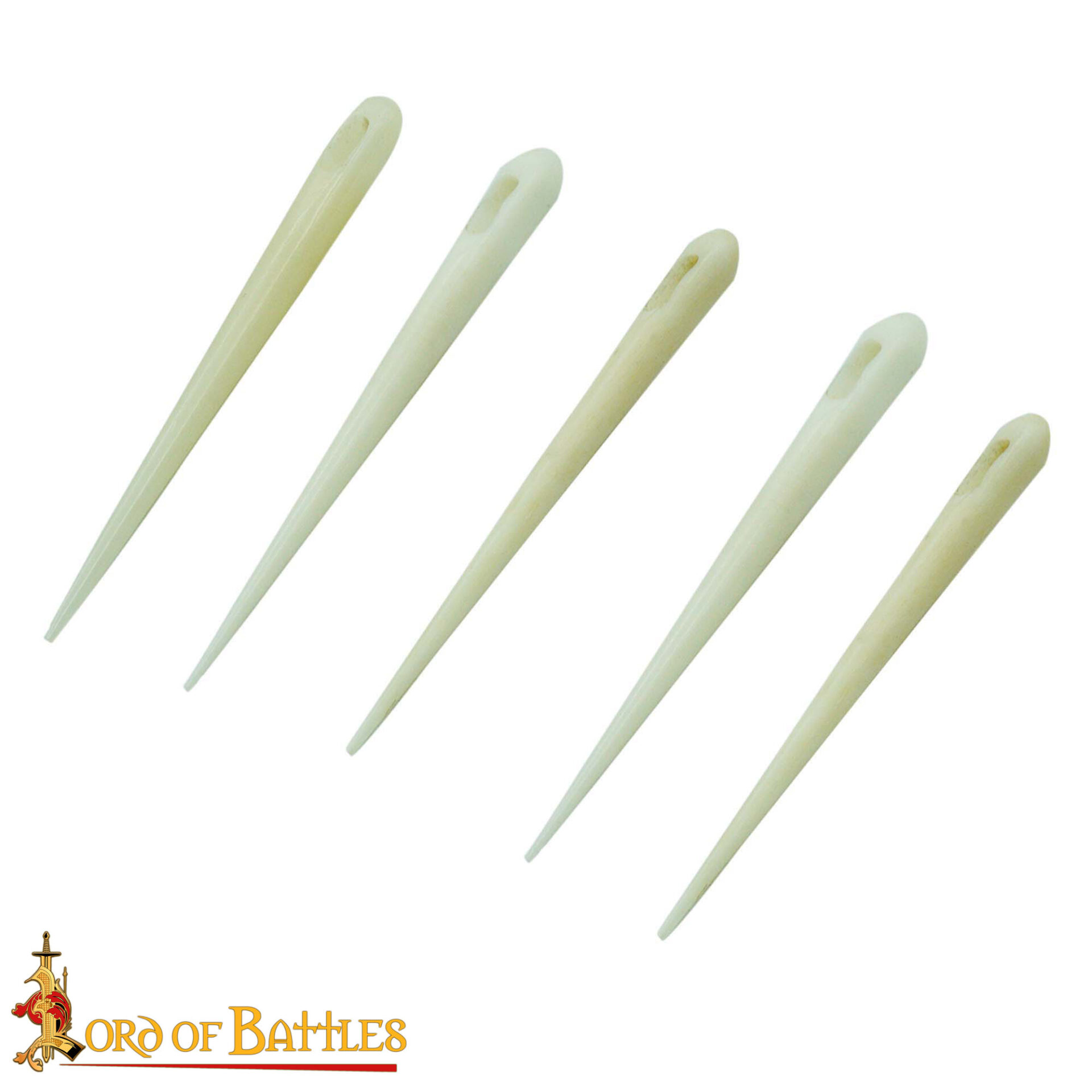 Viking Bone Sewing Needles-60676-5Pcs 3 Viking Sewing Needles