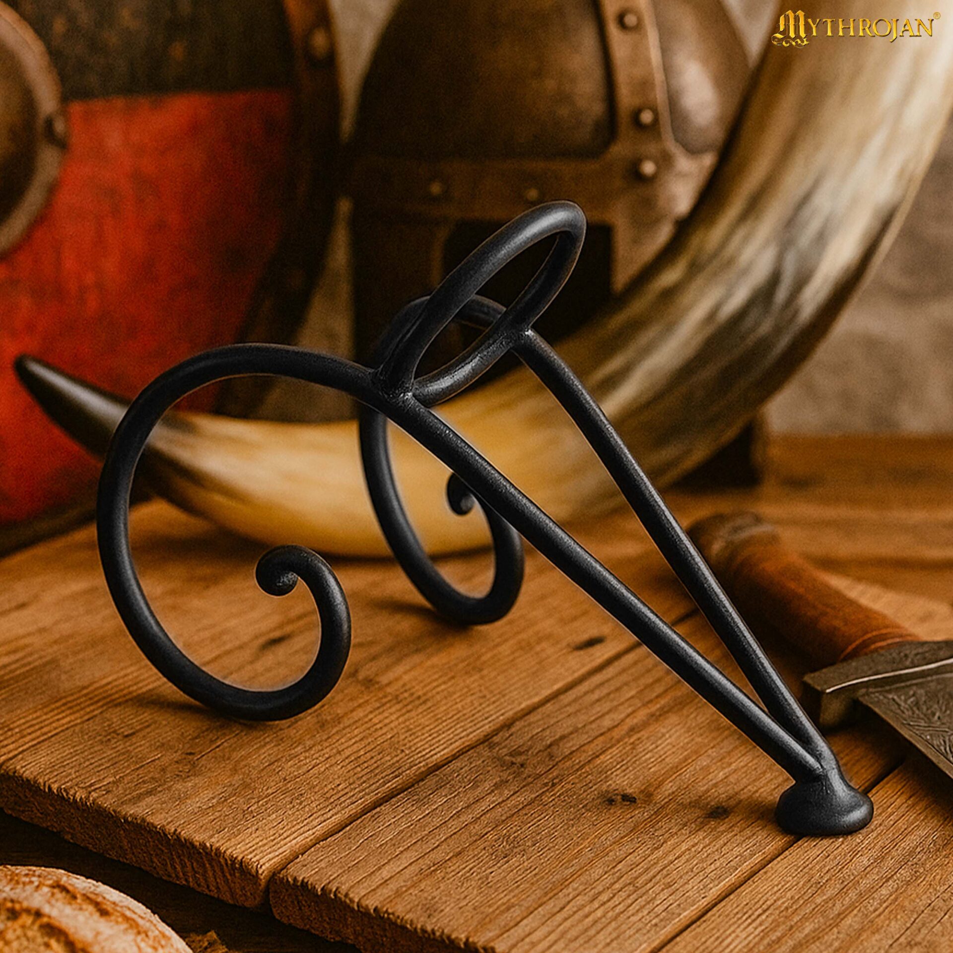 Viking Drinking Horn Stand-300838-M 1 Drinking Horn Stand