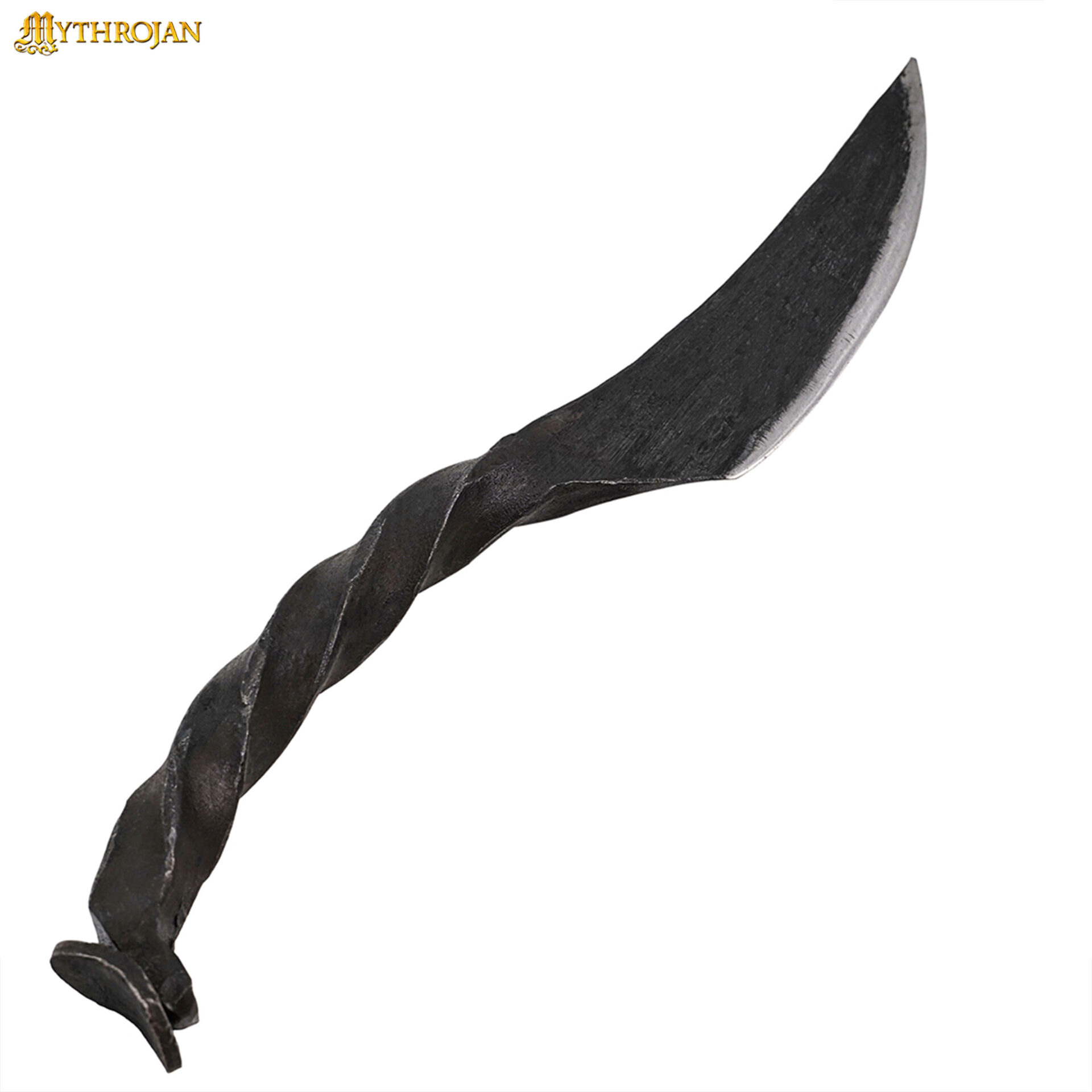 iron twisted knife-300013 3 twisted railroad spike knife