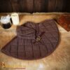 14th Century Quilted Arming Collar with Buckle Closure-7201BR Arming Collar