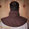 14th Century Quilted Arming Collar with Buckle Closure-7201BR 4 Arming Collar
