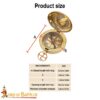 Brass Pocket Compass