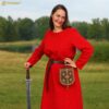 Medieval Cotton Dress, Cotton Long Gown - 300986RD Medieval Cotton Dress