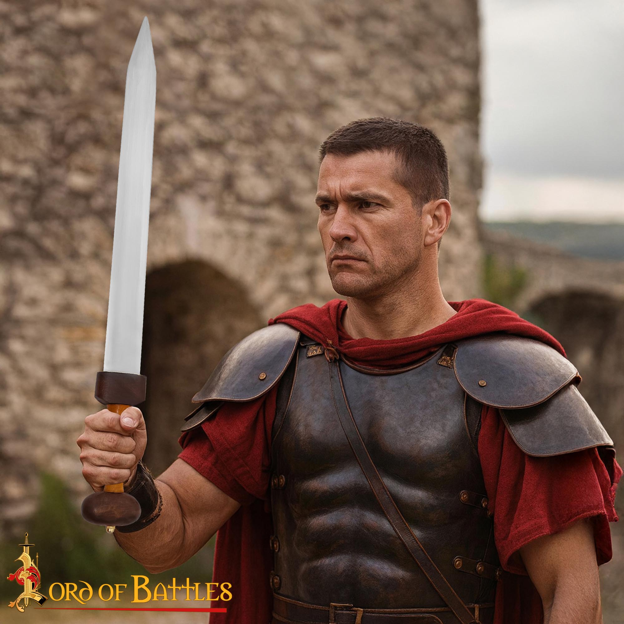 Roman Pompeii Gladius with Scabbard Legionary Short Sword-5503 4 Roman Pompeii Gladius