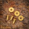 Brass Washers with Round rivets-26282W-50Pcs 4 Rivets