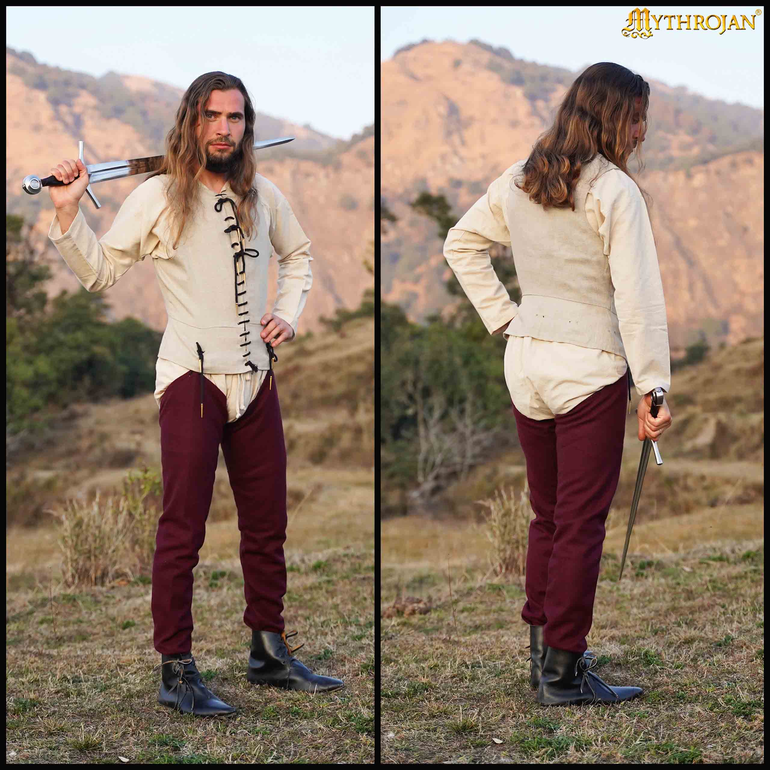 Late Medieval Sleeveless Pourpoint-301130LN 5 Sleeveless Pourpoint