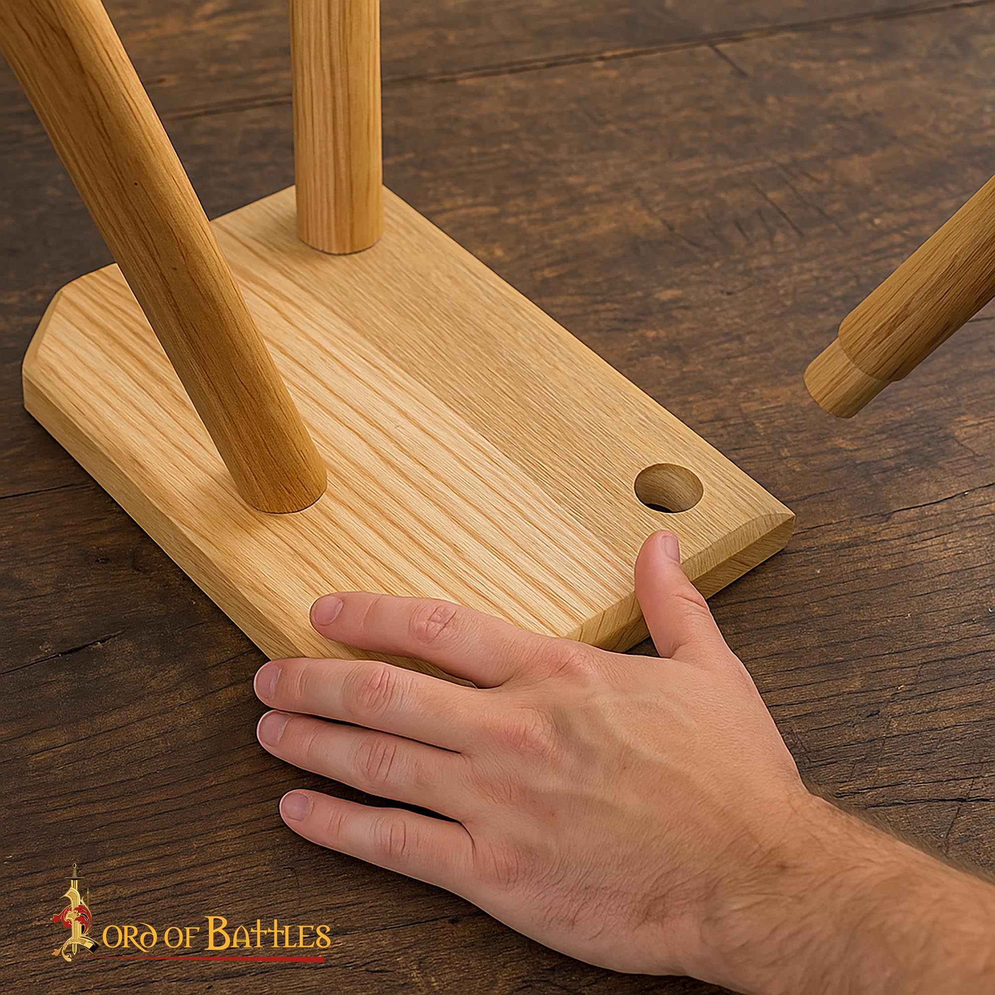 Medieval Stool-26757 6 Three-Legged Stool