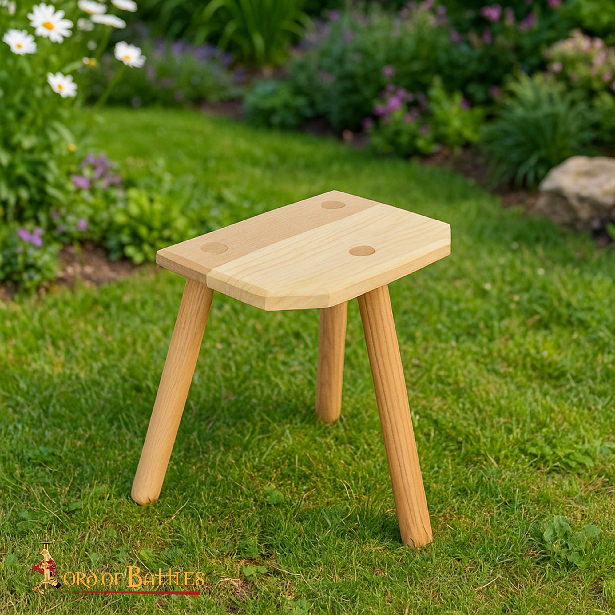 Medieval Stool-26757 Three-Legged Stool