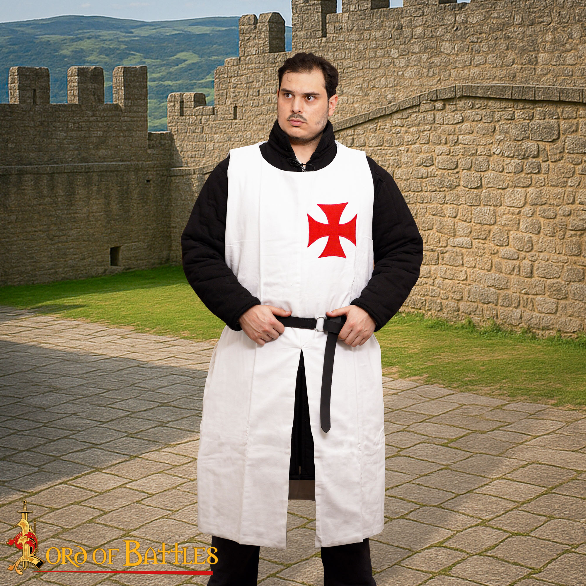 Templar Knight Cotton Canvas Surcoat-25203 1 surcoat
