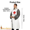 Templar Knight Cotton Canvas Surcoat-25203 2 surcoat