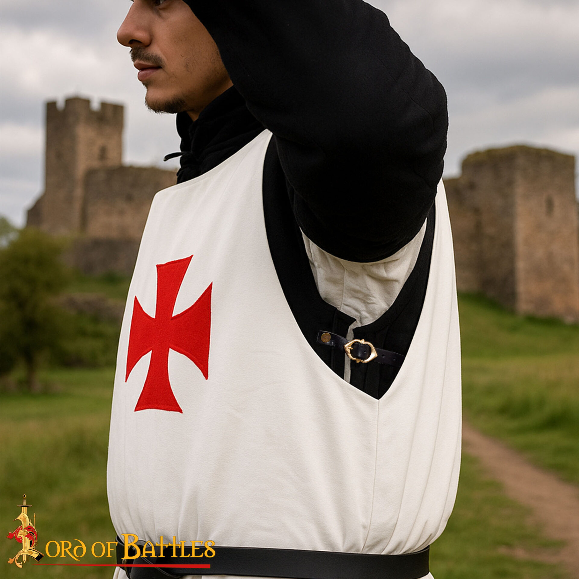 Templar Knight Cotton Canvas Surcoat-25203 5 surcoat