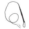braided leather bullwhip