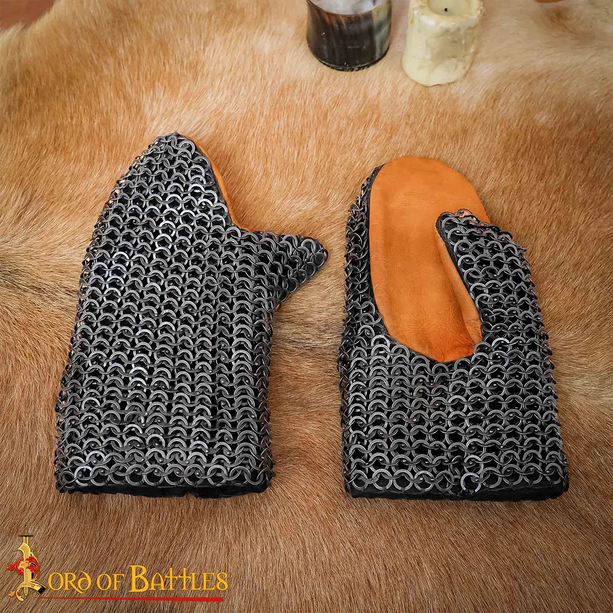 Chain Mail Gloves Riveted 9 mm 17 Gauge Chain Mail Gloves Riveted 9 mm 17 Gauge - Image 6