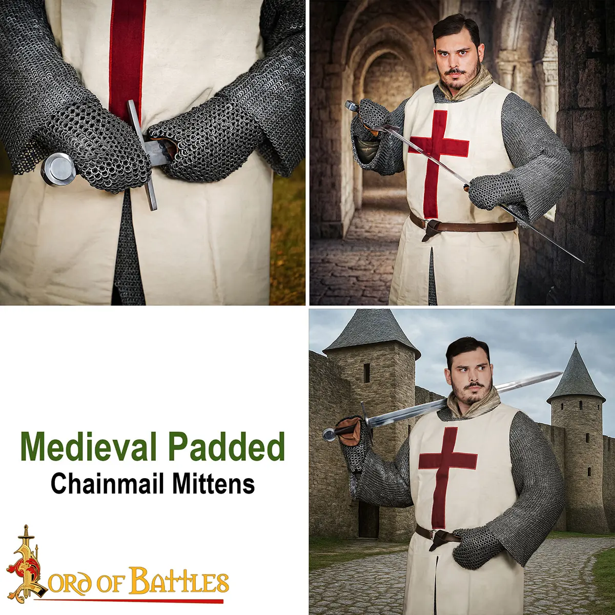 Chain Mail Gloves Riveted 9 mm 17 Gauge Chain Mail Gloves Riveted 9 mm 17 Gauge - Image 7