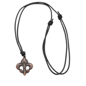Antiqued Fleur-de-Lis Pendant