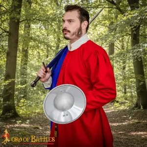 Buckler Shield - Hand-Forged Medieval Steel Combat Shield