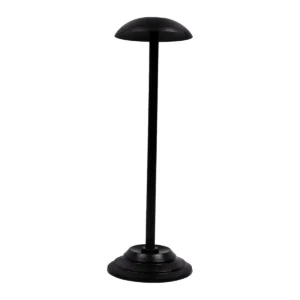 Iron Helmet Stand – 17 inch Black Finish | Heavy-Duty Display for Medieval, Viking and Fantasy Helmets