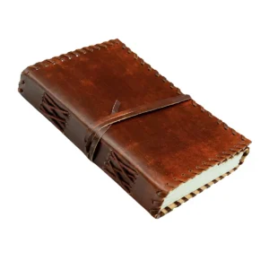 Medieval Journal with Stitched Edges Vintage Leather Diary