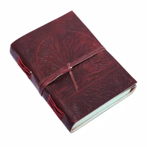 The Tree of Life Yggdrasil Leather Journal