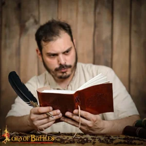 Embossed Medieval Journal Handcrafted Real Leather Diary